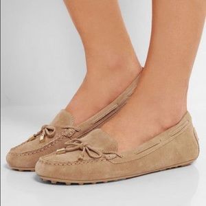 { daisy suede moccasins }